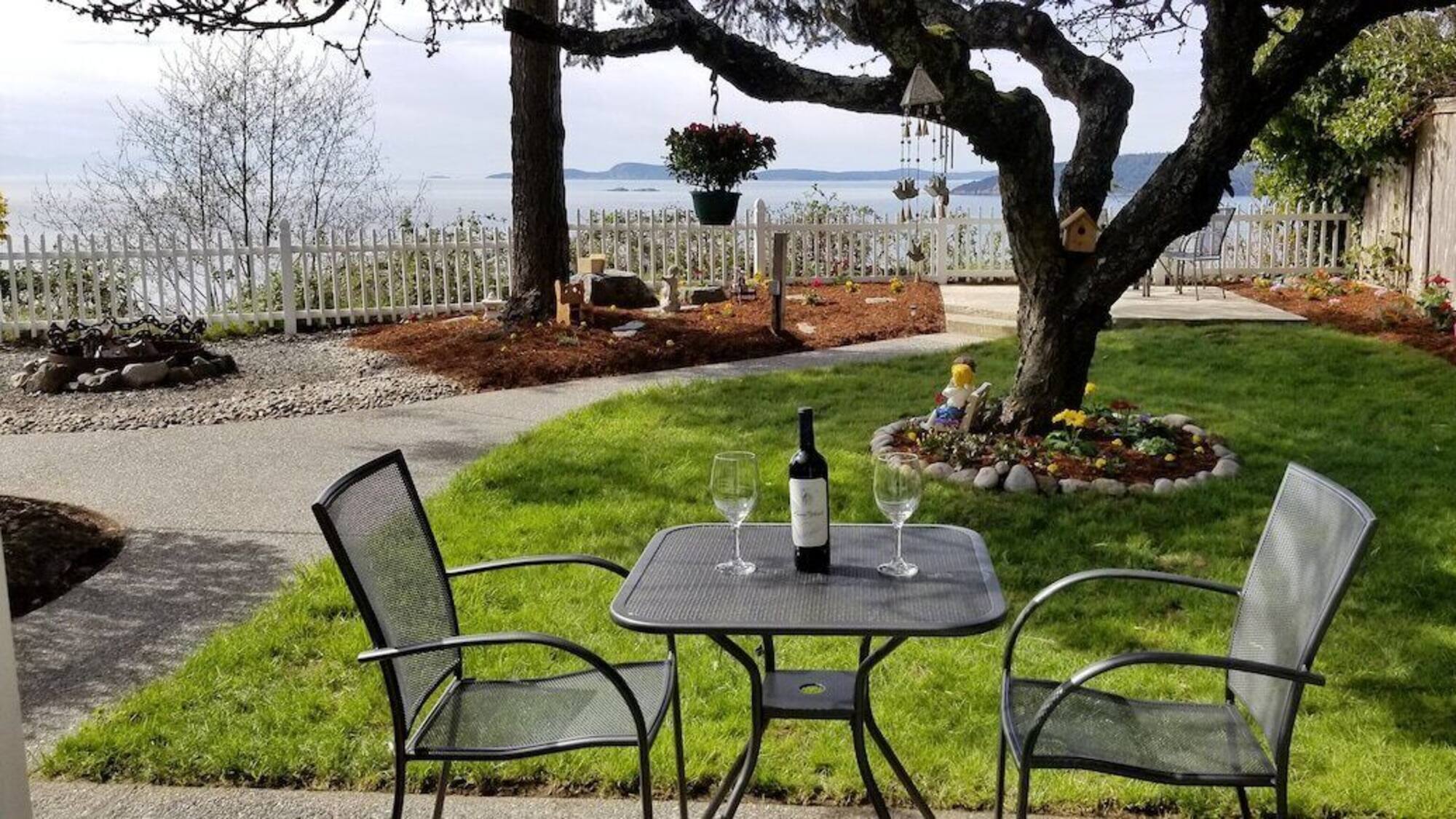Garden & Sea View from Patio